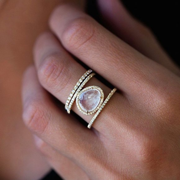 NWOT Beautiful Moonstone Ring Jewelry - NWOT Beautiful Moonstone Ring